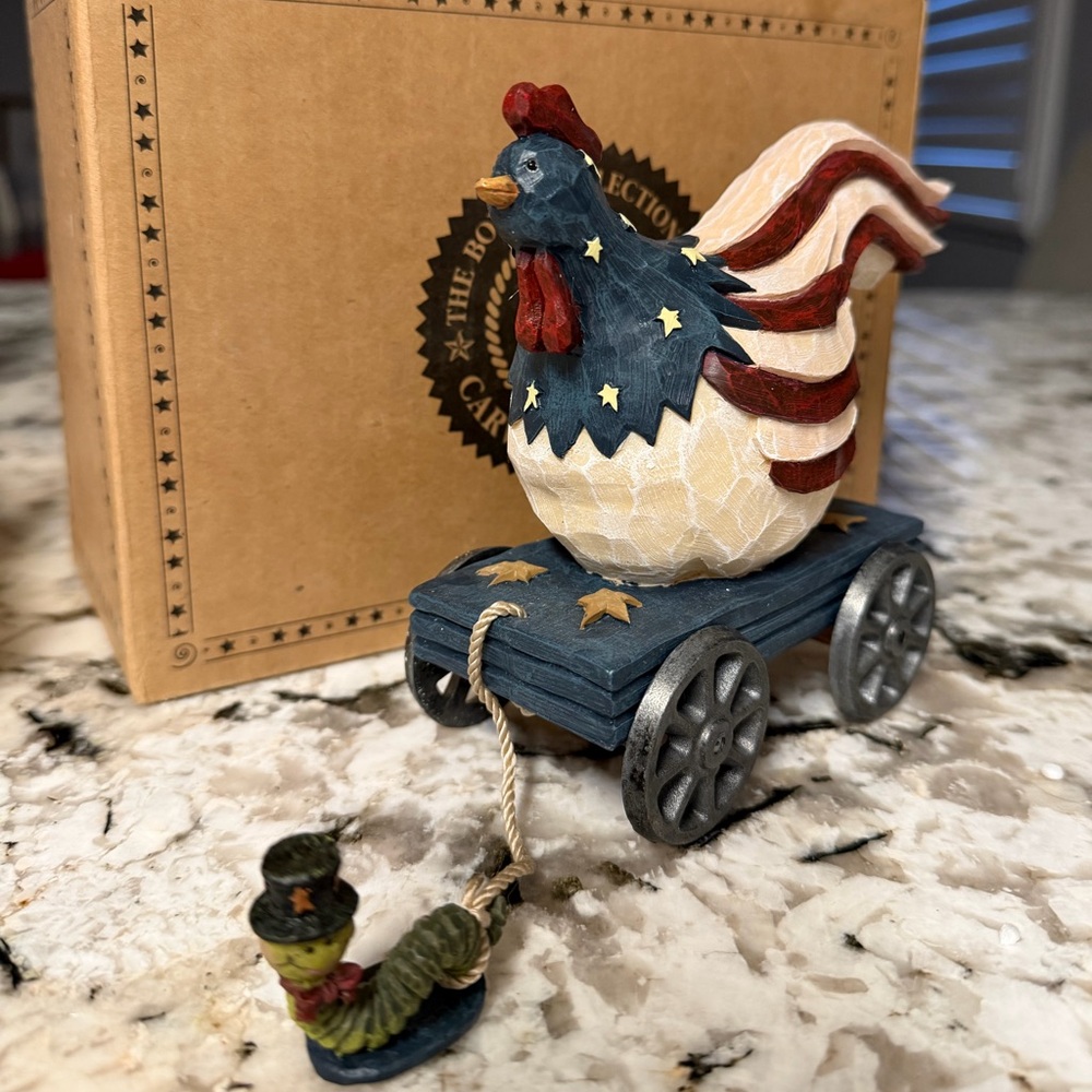 🇺🇸 The Boyds Collection Ltd. “Carvers Choice” Patriotic Chicken